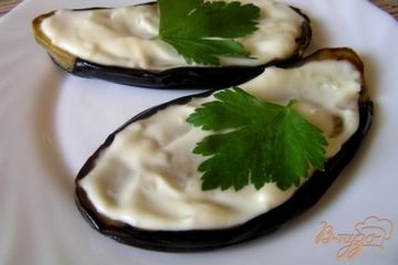 фото рецепта Баклажаны с чесночным соусом
