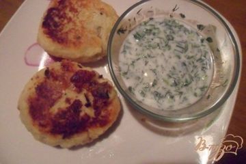 фото рецепта Картофельные котлеты с сельдью