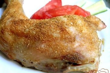 фото рецепта Курочка с чесночной корочкой