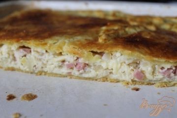 фото рецепта Луковый пирог Чиполлино