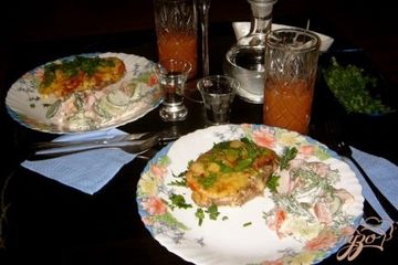 фото рецепта Мясо под шубой