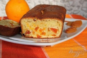 фото рецепта Кекс с курагой