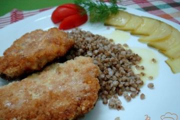 фото рецепта Шницеля куриные рубленые
