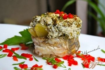фото рецепта Судак под шубой