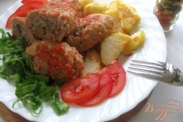 фото рецепта Мясные зразы с грибами