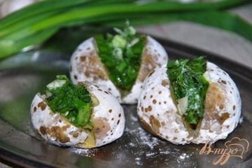 фото рецепта Печeный как на костре картофель
