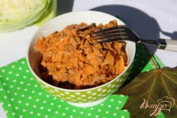 фото рецепта Айнтопф с капустой и фаршем