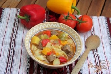 фото рецепта По мотивам венгерского гуляша с...
