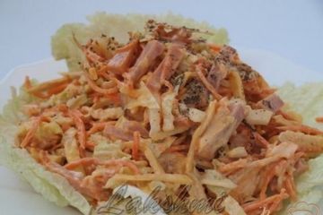 фото рецепта Вкусный салат «Анастасия»