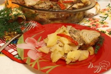 фото рецепта Мясная запеканка с овощами