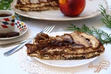 фото рецепта Десерт из баклажанов с рикоттой и шоколадом