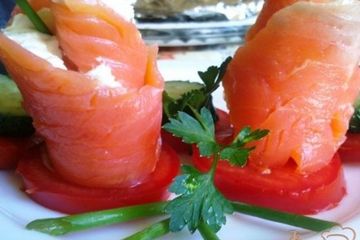 фото рецепта Рулетики из форели