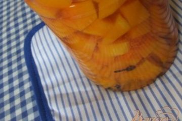 фото рецепта Тыквенный салат к мясу (маринованная тыква)