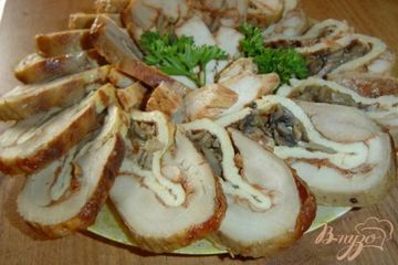 фото рецепта Куриный рулет по царски