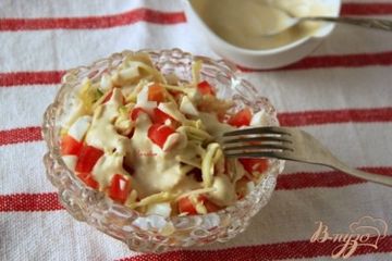 фото рецепта Салат из  свежего кабачка/цукини