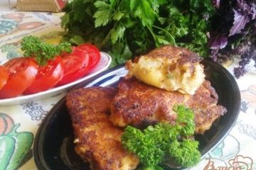 фото рецепта Котлетки из картофеля с сыром