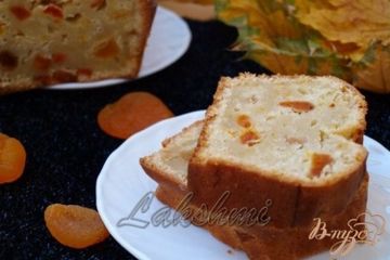 фото рецепта Кекс с курагой