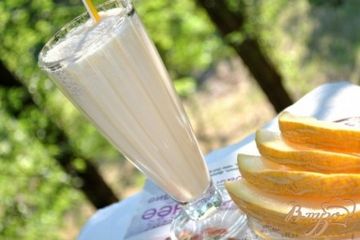 фото рецепта Молочный коктейль с дыней