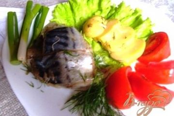 фото рецепта Нежная скумбрия сухого посола