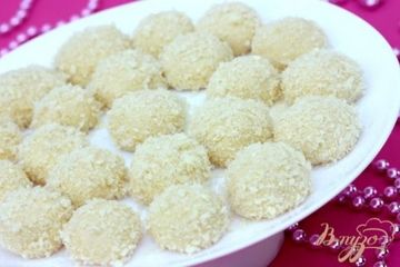 фото рецепта Конфеты из кукурузных палочек и сгущённого молока