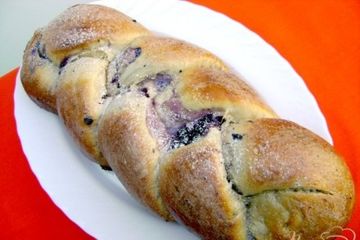 фото рецепта Дрожжевая булка Коса с двумя начинками!