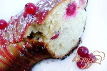 фото рецепта Воздушный кекс с «кислинкой»