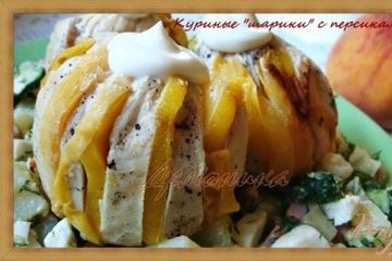фото рецепта Куриные шарики с персиками