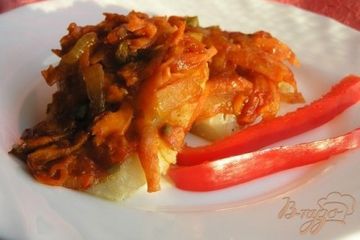 фото рецепта Хек с овощами