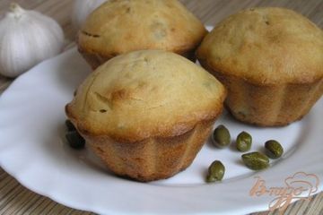 фото рецепта Закусочные кексы с каперсами