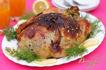 фото рецепта Galantine de poulet (Галантин из запечённой курицы)