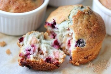 фото рецепта Berry muffins (Маффины с ягодами)