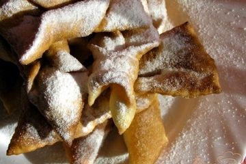 фото рецепта Хворост с кукурузной мукой