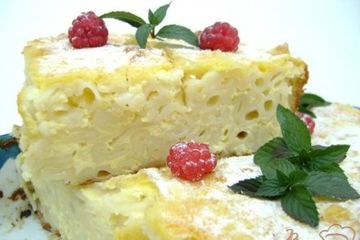 фото рецепта Запеканка с творогом и макаронами:)