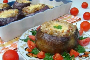 фото рецепта Фаршированные баклажаны Бомба сезона!