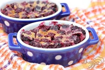 фото рецепта Clafoutis aux mûres (Клафутти с ежевикой)