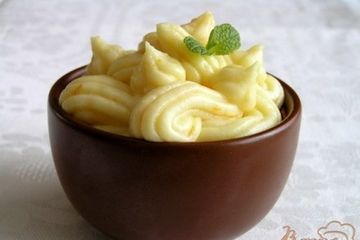 фото рецепта Апельсиновое суфле с заварным кремом