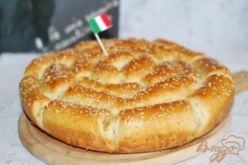 фото рецепта Хлеб с пармезаном и итальянскими травами.