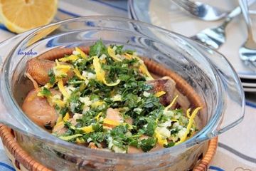 фото рецепта Куриные голени с лимоном и чесноком