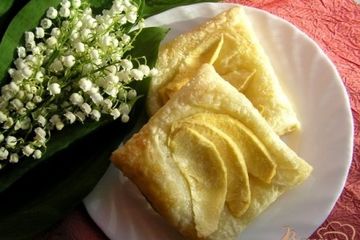 фото рецепта Слоечки с яблоками