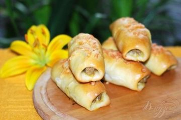 фото рецепта Брабантские хлебцы с домашними колбасками или Brabantse worstenbroodjes