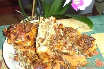 фото рецепта Кранц со сгущёнкой и орехами