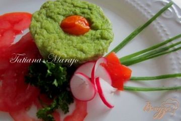 фото рецепта Кабачковый флан с базиликом и томатами..