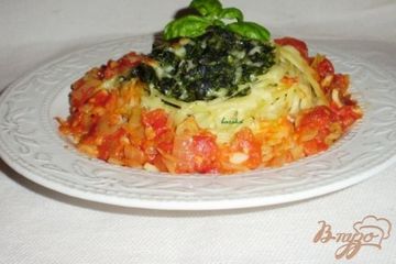 фото рецепта Гнeздышки из спагетти Кукареку!
