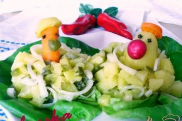 фото рецепта Салат Кумовские посиделки