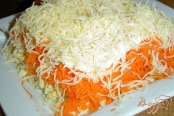 фото рецепта Слоеный салат Французская нежность
