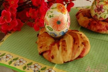 фото рецепта Клюквенные веночки