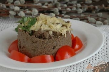 фото рецепта Печеночный паштет с черносливом и вяленой вишней