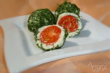 фото рецепта Закусочные шарики из брынзы