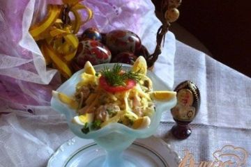 фото рецепта Салат с копченной курочкой