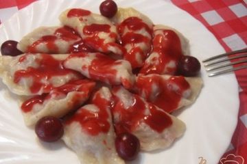 фото рецепта Вкусные вареники с вишней